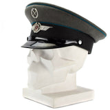 Oryginalne wschodnie niemieckie nva armia Visor Cap Air Forces Airia Oniósł Nowy kapelusz Nowy