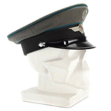 Oryginalne wschodnie niemieckie nva armia Visor Cap Air Forces Airia Oniósł Nowy kapelusz Nowy