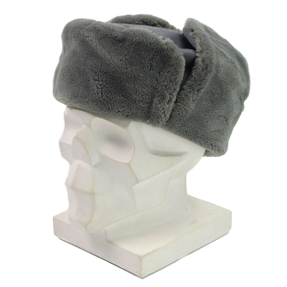 Oryginalny Oficer armii Wschodnich Niemiec Winter Hat Zimna pogoda Ushanka Faux Fur New