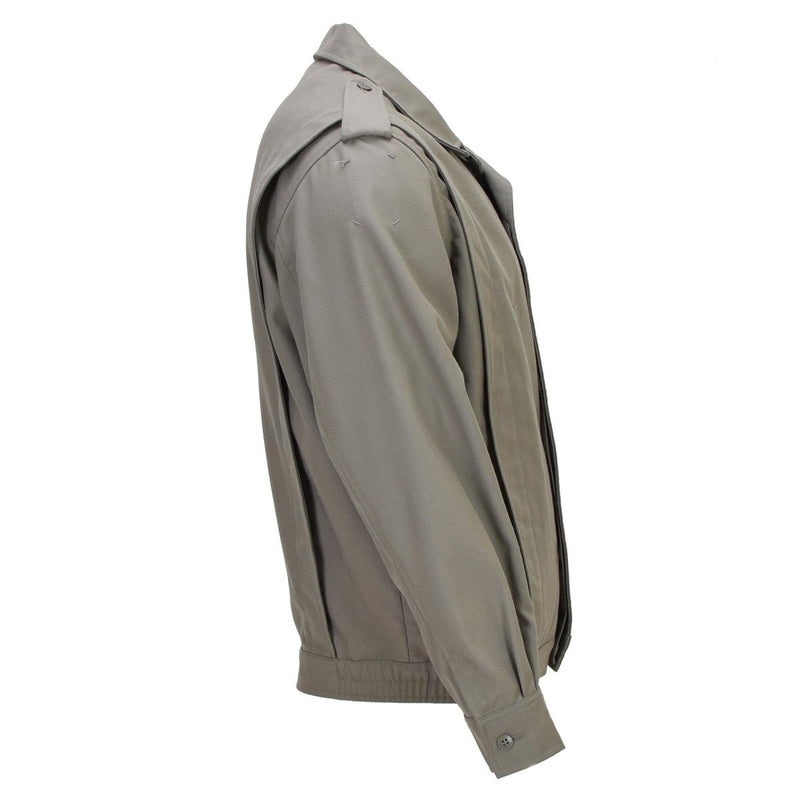 Original French Military Classic Jacket Pleated Elasticated hemline Grey - GoMilitar