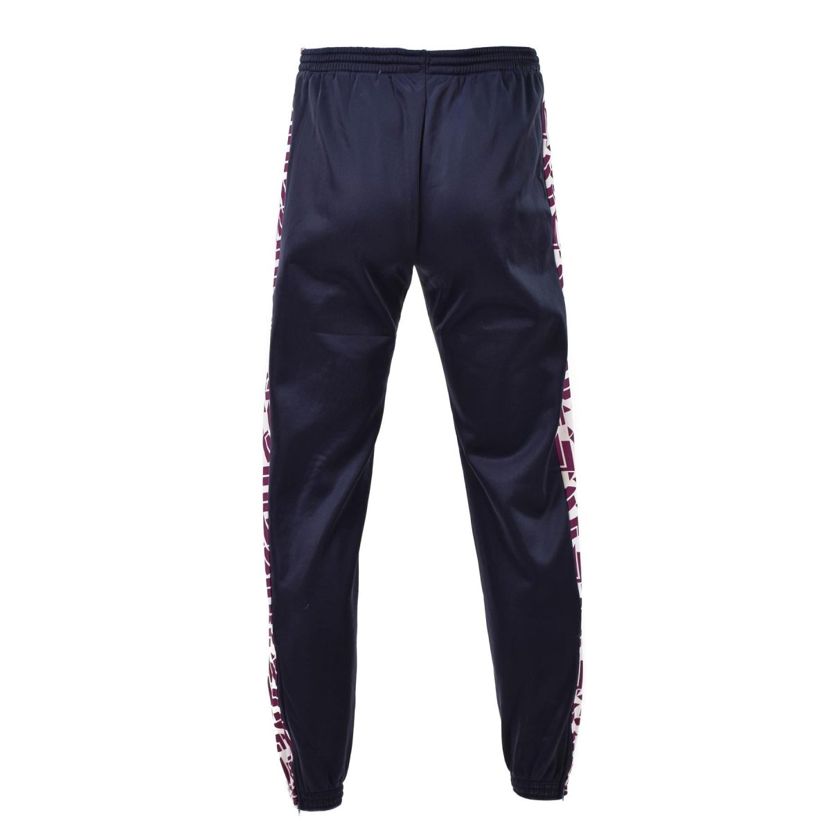 Oryginalne francuskie szkolne szkolne sporty 90s Spodnie retro piesze w paski dresowe
