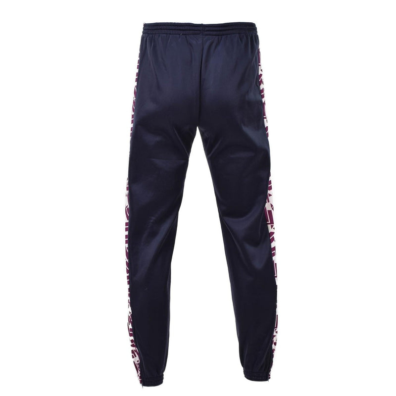 Oryginalne francuskie szkolne szkolne sporty 90s Spodnie retro piesze w paski dresowe
