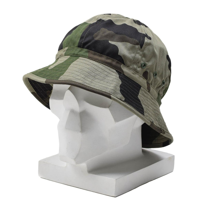 Original French Military soft bush hat CCE camo panama bucket lightweight NEW - GoMilitar