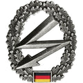 Oryginalna armia niemiecka beret cap insignia odznaka Cockade Signal Signal Corps Communication