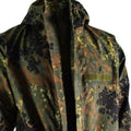 Oryginalna niemiecka kurtka polowa Goretex Flecktarn Wodoodporny sprzęt przeciwdeszczowy Parkana