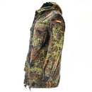 Original German army field jacket parka military issue hooded Flecktarn combat - GoMilitar