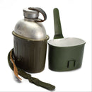 Original German Army Mess Kit Canteen Drinking Flask Water Bottle Cookware Army - GoMilitar