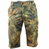 Oryginalne szorty armii niemieckiej bermuflage Flecktarn Flecktarn Bermuda