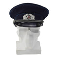Oryginalny niemiecki przewód sądowy Mdl z daszkiem NVA Soldat Badge Blue