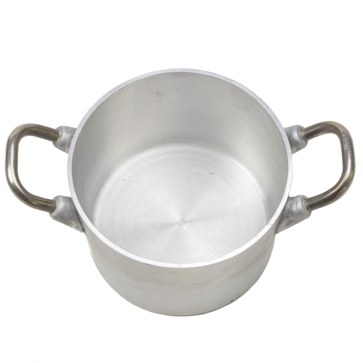 Oryginalne niemieckie wojskowe aluminiowe 2 litera garnko pokrywka wędrówki BW Army Mess Kit Nowy