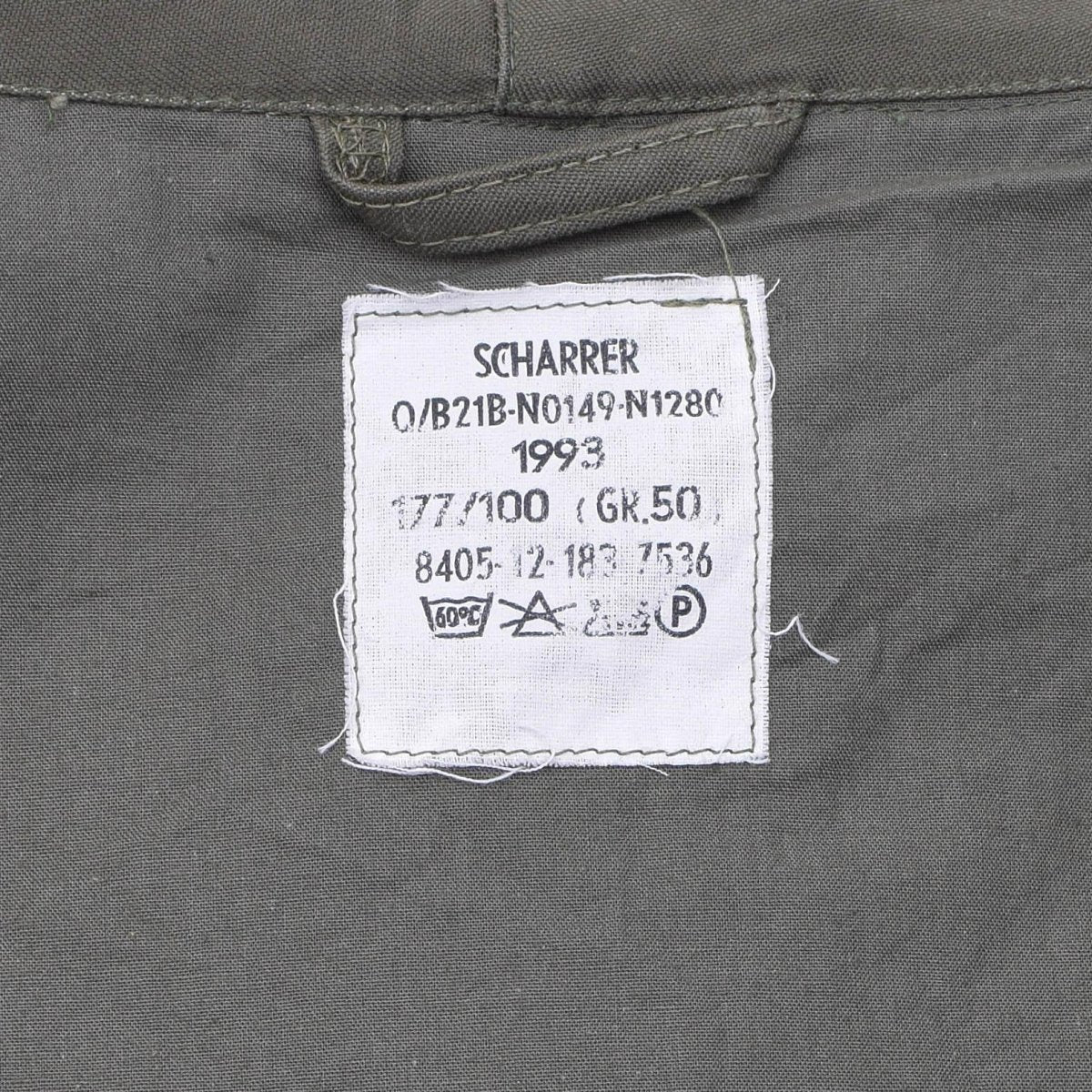 Oryginalna niemiecka wojskowa długa kurtka Parka Olive Hooded Field Coat Army Outdoor