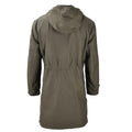 Oryginalna niemiecka wojskowa długa kurtka Parka Olive Hooded Field Coat Army Outdoor