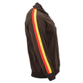 Oryginalny niemiecki wojskowy Brown Sport Jacket Activewear Vintage Tracksuit