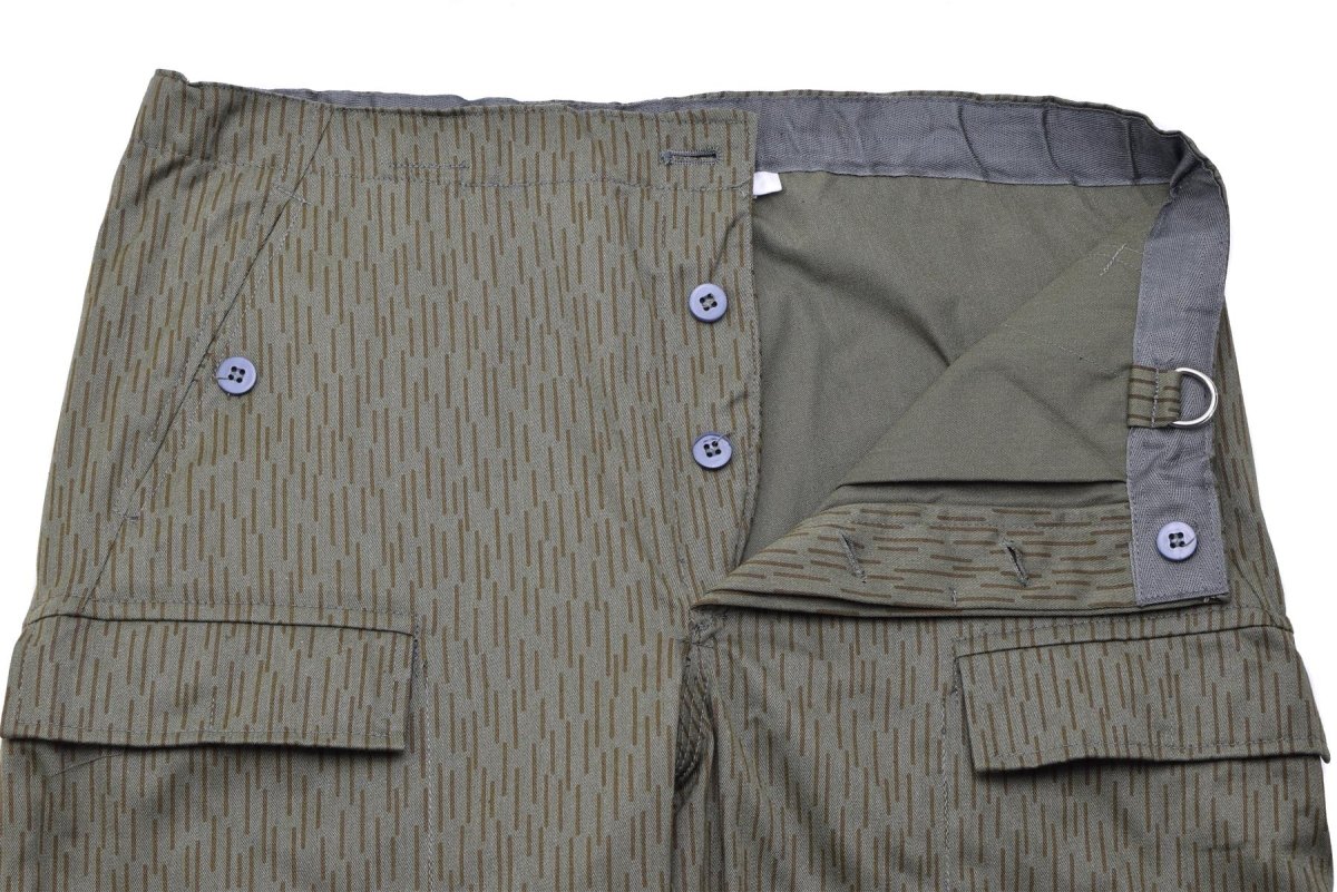 Oryginalne niemieckie wojskowe NVA STRICHTARN CAMO TACTICAL PANTY