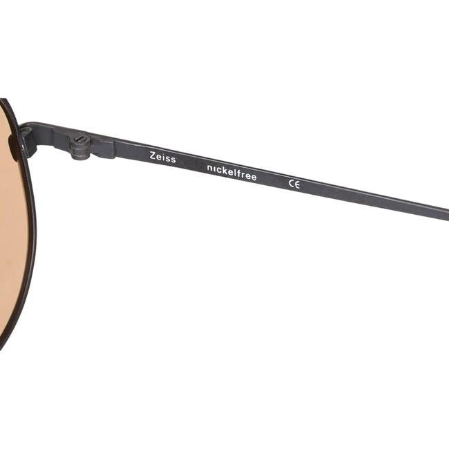 Oryginalne niemieckie okulary wojskowe typu pilotki Zeiss Aviator Style, bez niklu, w kolorze brązowym