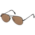 Oryginalne niemieckie okulary wojskowe typu pilotki Zeiss Aviator Style, bez niklu, w kolorze brązowym