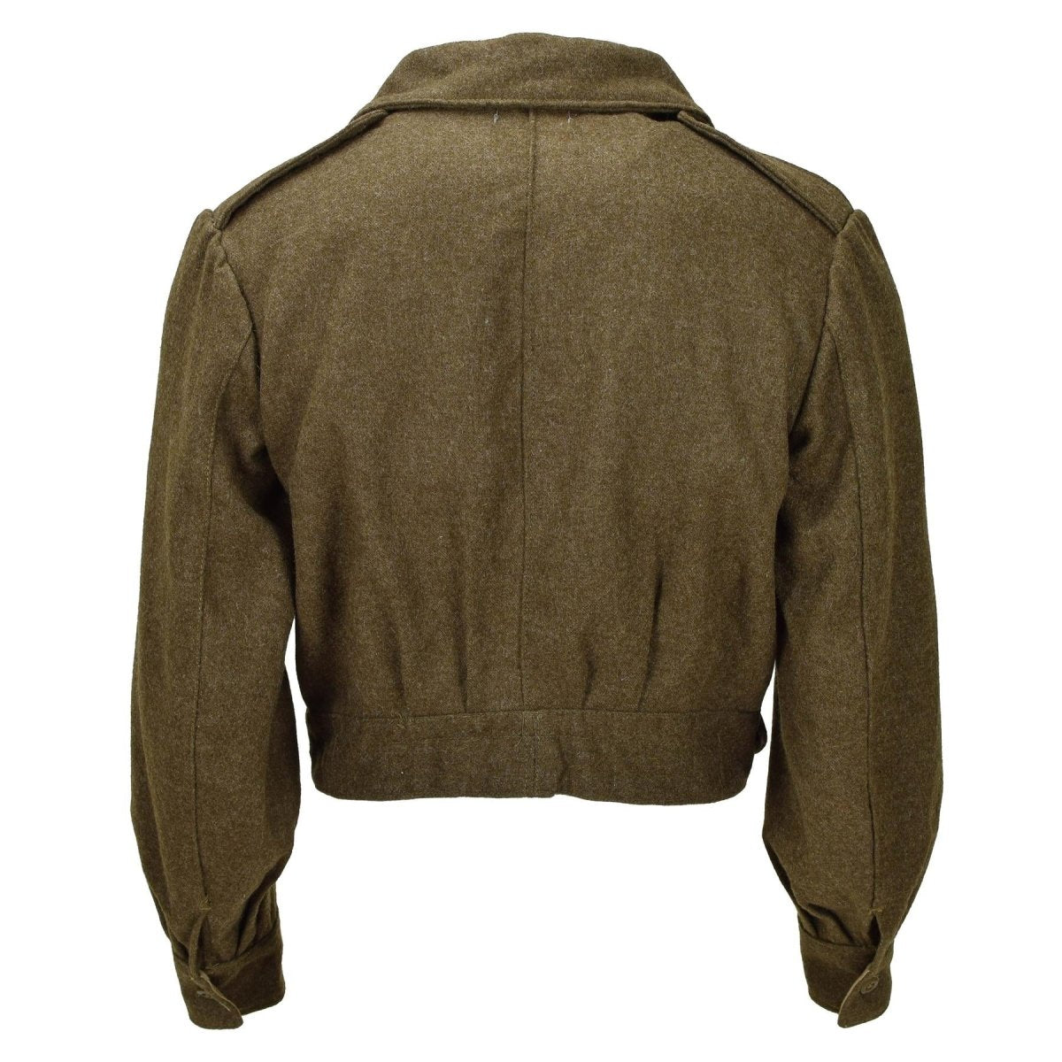 Oryginalna armia grecka Eisenhower Ike Jacke Olive Wool Wool Vintage Field Wojska
