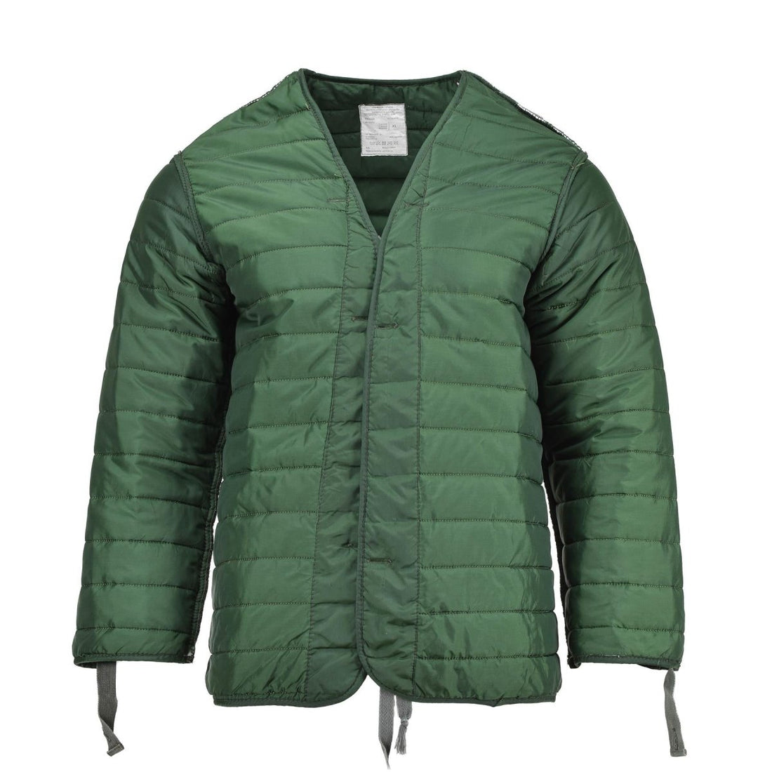 Oryginalna grecka wojskowa kurtka M65 Long Liner Green Greece Army SUPLPLUS