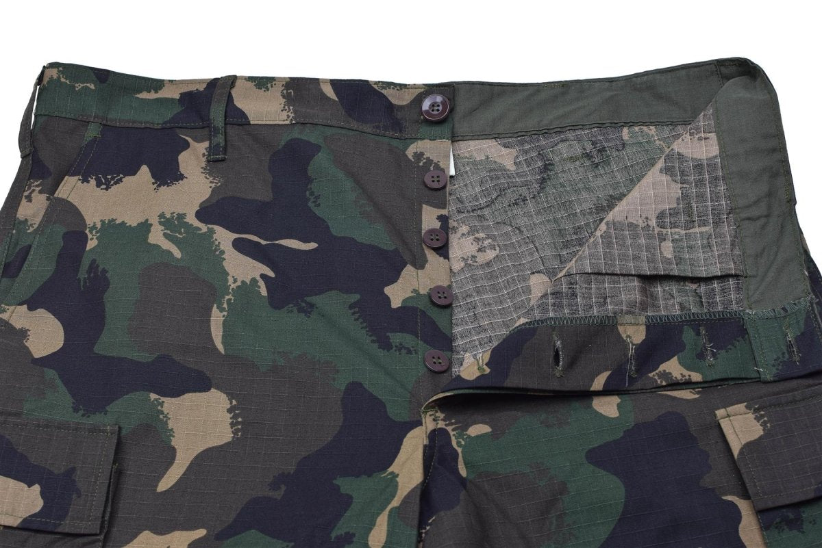 Oryginalne węgierskie wojskowe spodnie letnich pola M1990 Woodland Camo Ripstop Nowe