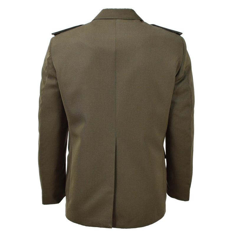 Oryginalna włoska wojskowa kurtka formalna Verde Parade Dress Vintage Brown