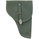 Original Italian military pistol holster canvas gray adjustable hold compact gun - GoMilitar
