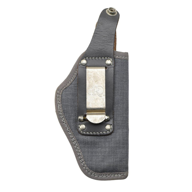 Original Italian Military Pistol Holster Snap Button Closure Nylon Gray New - GoMilitar