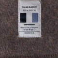 Oryginalny włoski kocyk wojskowy wełniany 200x155cm Outdoor Camping brązowy