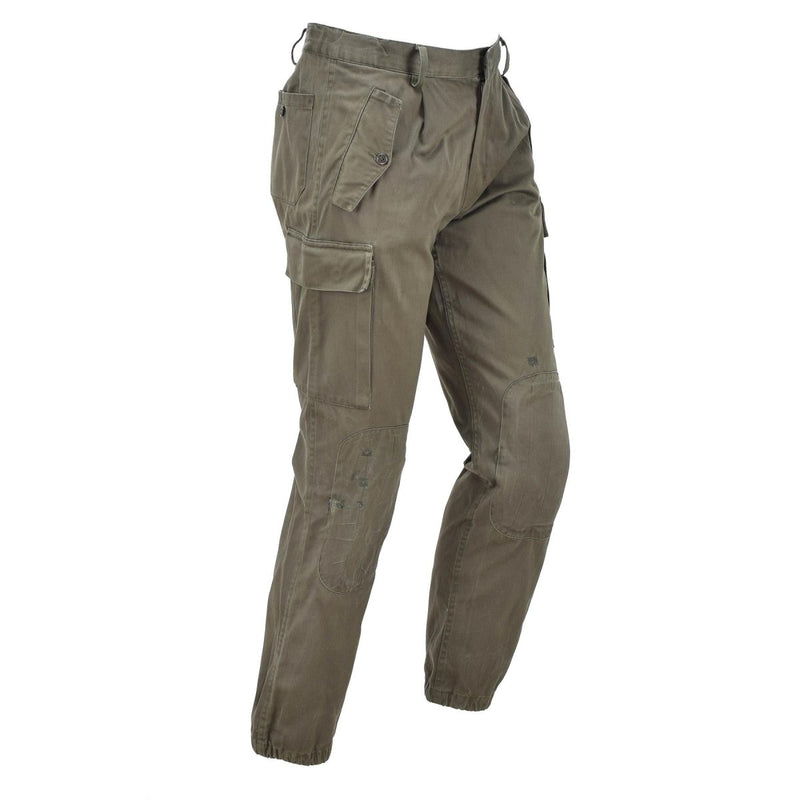 Original Italian military work pants reinforced workwear uniform cargo trousers - GoMilitar