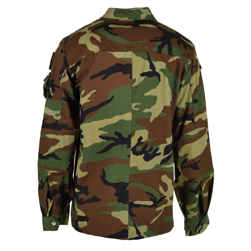 Oryginalna Włochy Wojskowa kurtka bojowa lekka Woodland Camo Army ARDPLUS NOWOŚĆ