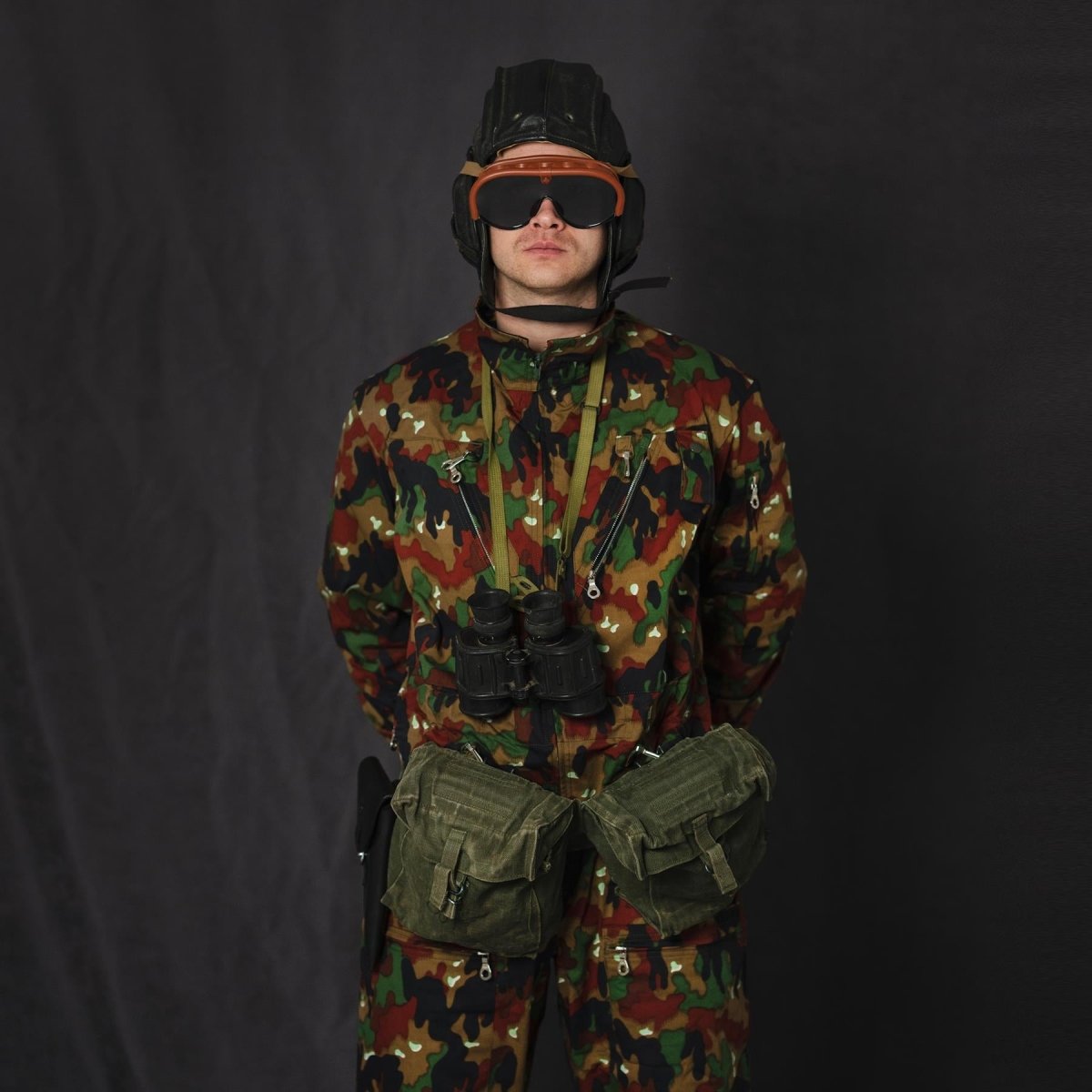 Oryginalny Włoch Wojskowy Pistolet Pistolet Czarna skórzana kaburarka do Beretta Belt
