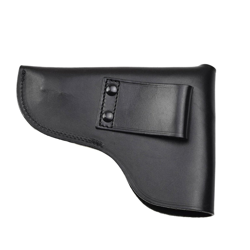 Oryginalny Włoch Wojskowy Pistolet Skórzana kabura Beretta noszona broń czarna