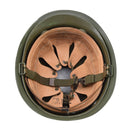 Original Military Belgian Steel Helmet M51 tactical combat army inner pvc Olive - GoMilitar