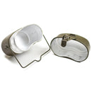 Original Polish Army mess kit Aluminum military bowler pot vintage camping Olive - GoMilitar