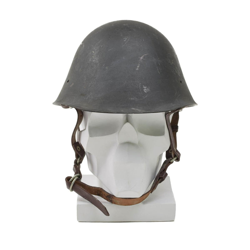 Oryginalny rumuński hełm taktyczny taktyczny M73 Paratrooper Chinstrap Olive