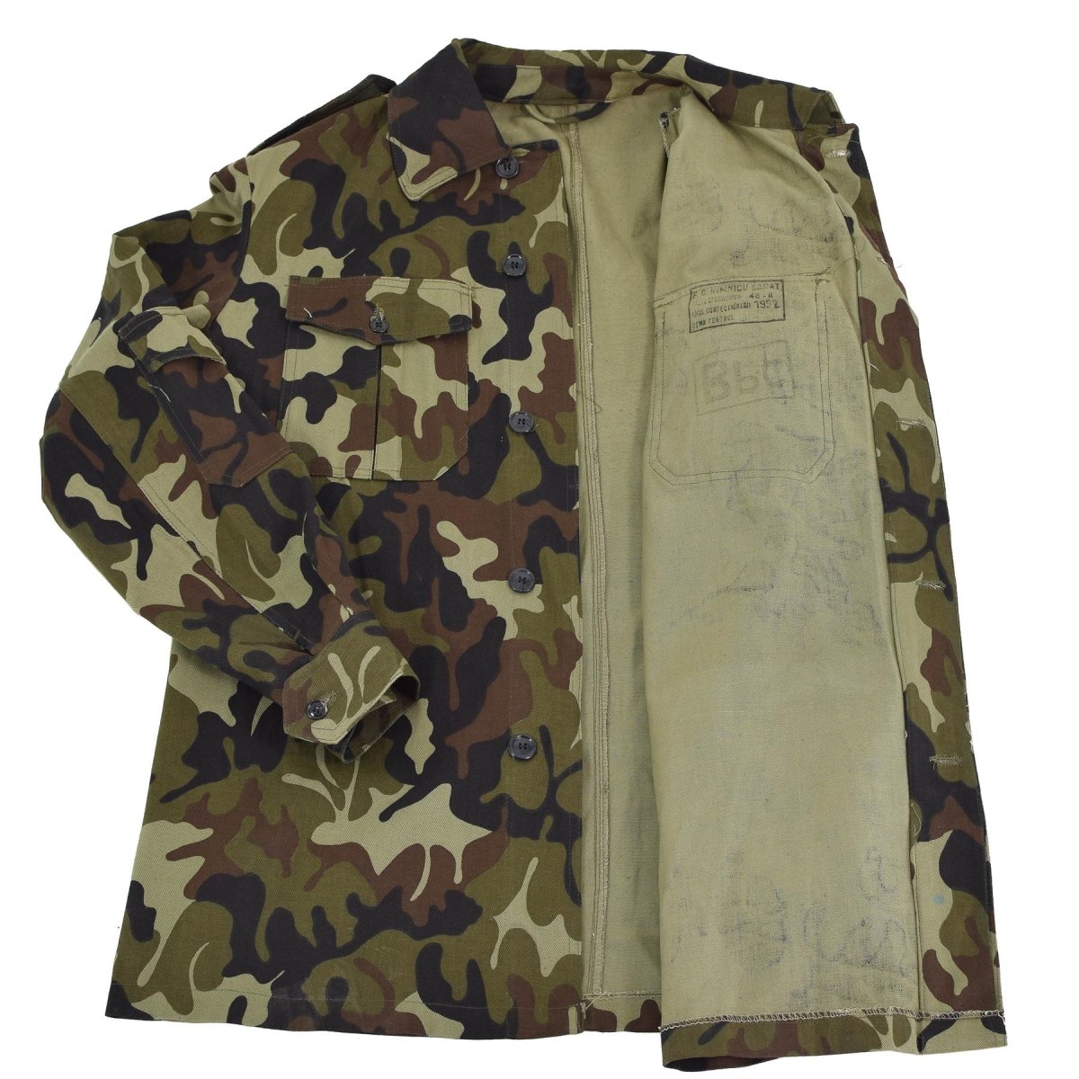 Oryginalna kurtka polowa oddziałów rumuńskich M93 Camo Leaf BDU Parkha Wojskowe wydanie
