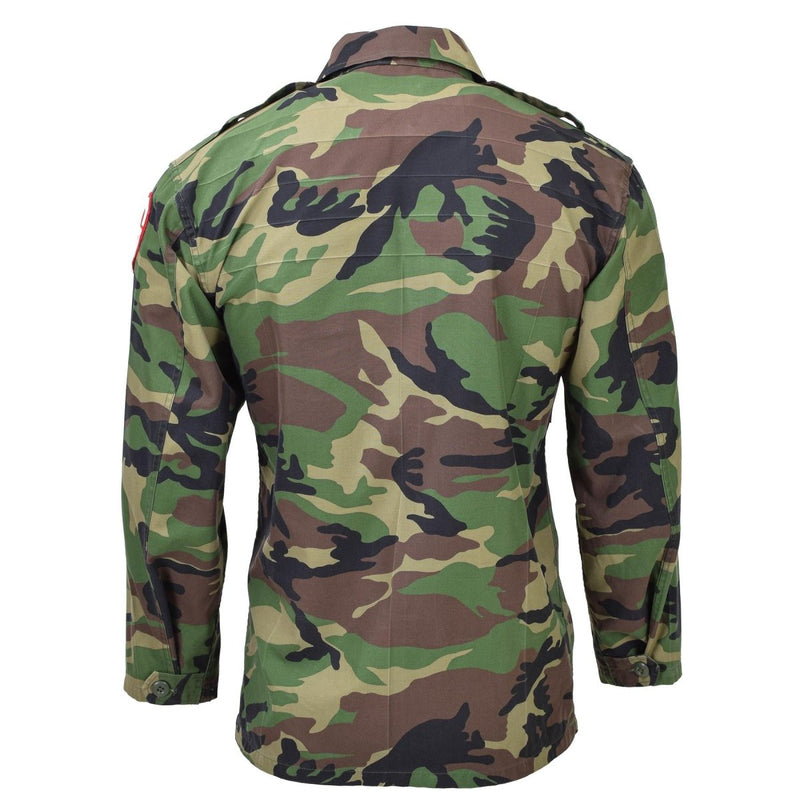 Oryginalne południowokoreańskie koszule wojskowe M90 ​​Woodland Camo Combat Field