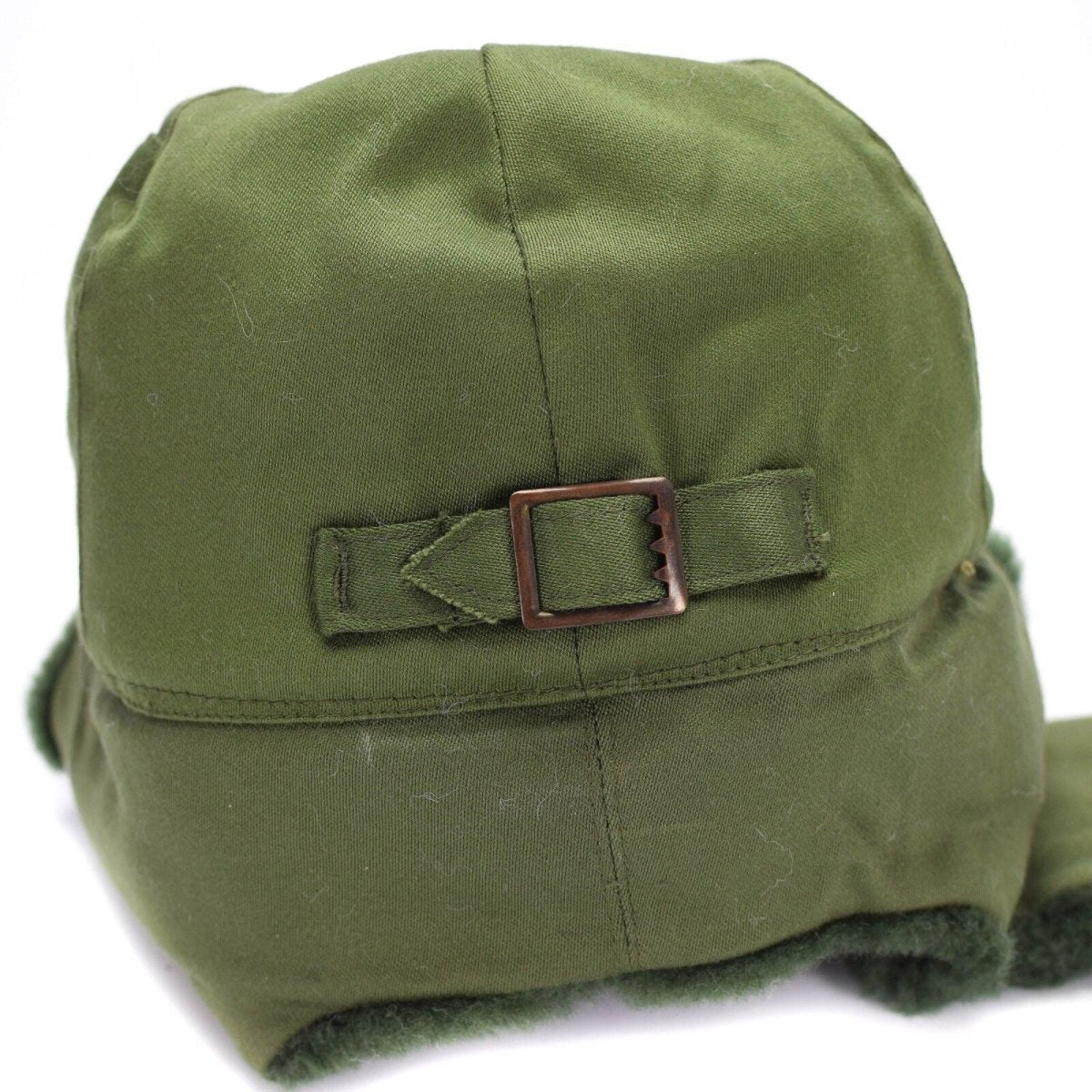 Oryginalny szwedzki szwedzka armia wojskowa Winter Green M59 Combat Field Cap Hat