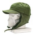 Oryginalny szwedzki szwedzka armia wojskowa Winter Green M59 Combat Field Cap Hat