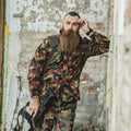 Oryginalna szwajcarska kurtka armii M83 Field Field Alpenflage Camo Kurtka