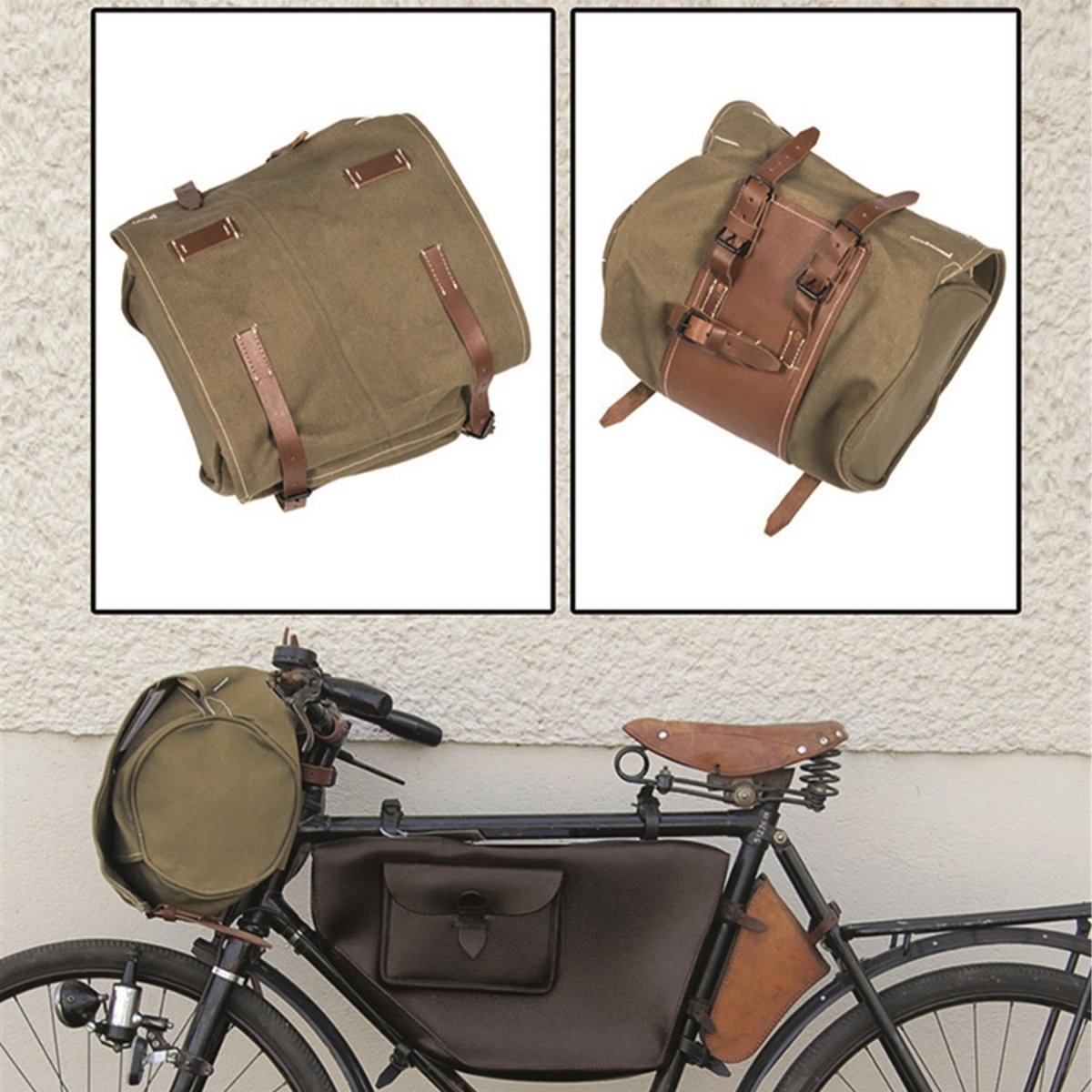 Oryginalne szwajcarskie rowerowe rowery rowerowe Mil-Tec Polypack Travel Outdoor Bag Olive