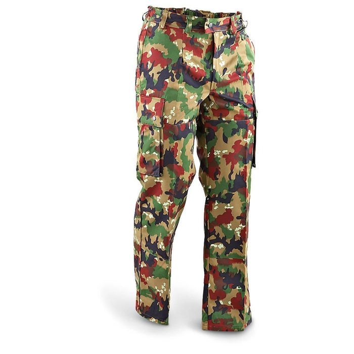 Oryginalne spodnie armii szwajcarskiej M83 bojowe spodnie polowe Alpenflage Camo Szwajcaria - GoMilitar