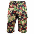Oryginalne szwajcarskie szorty armii M83 Field Alpenflage Taz 83 Camo Cargo Shorts