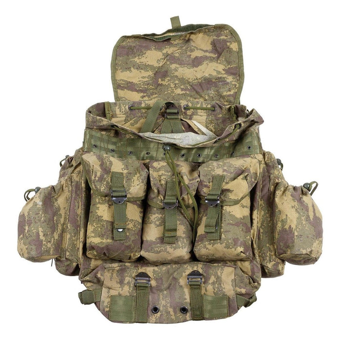 Original Turkish Military 40L Backpack Adjustable Shoulder Straps M2008 Camouflage