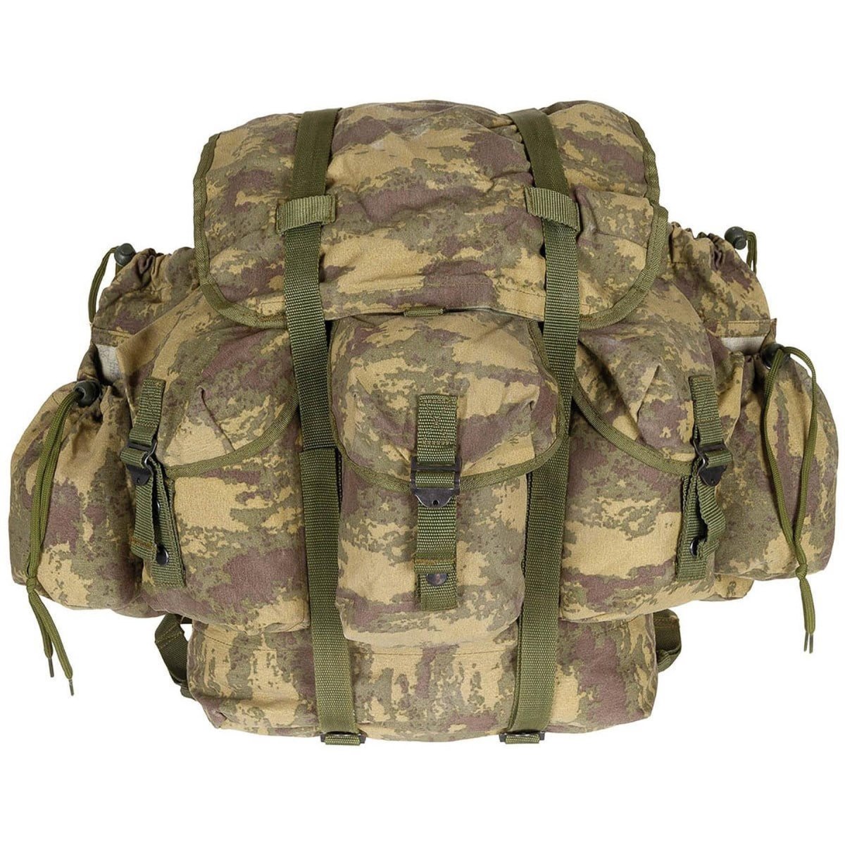 Oryginalny Turecki Plecak Wojskowy 40L z Regulowanymi Ramiączkami M2008 Camo