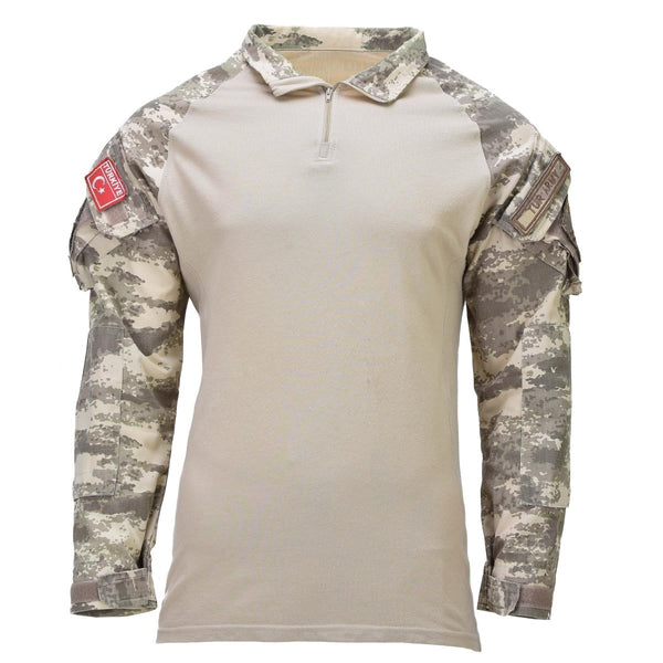 Oryginalna turecka wojskowa koszula bojowa taktyczna stretch tkaniny M2021 Camo