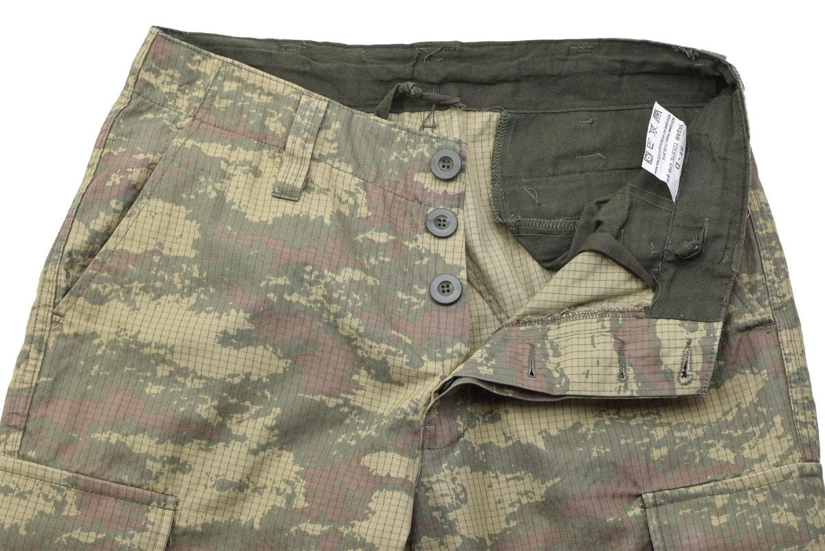 Oryginalne tureckie spodnie polowe wojskowe Ripstop Army Issue M2008 Camo
