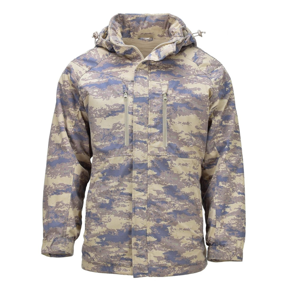 Oryginalna turecka parka wojskowa polowa Rip Stop z pikowaną podszewką M2018 Camo