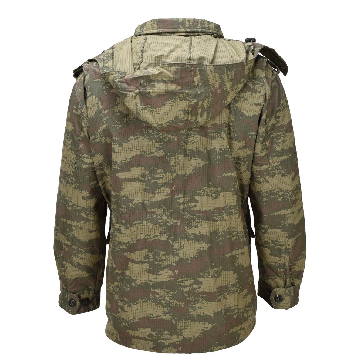 Oryginalna turecka parka wojskowa z polarową podszewką Ripstop M2008 Camo
