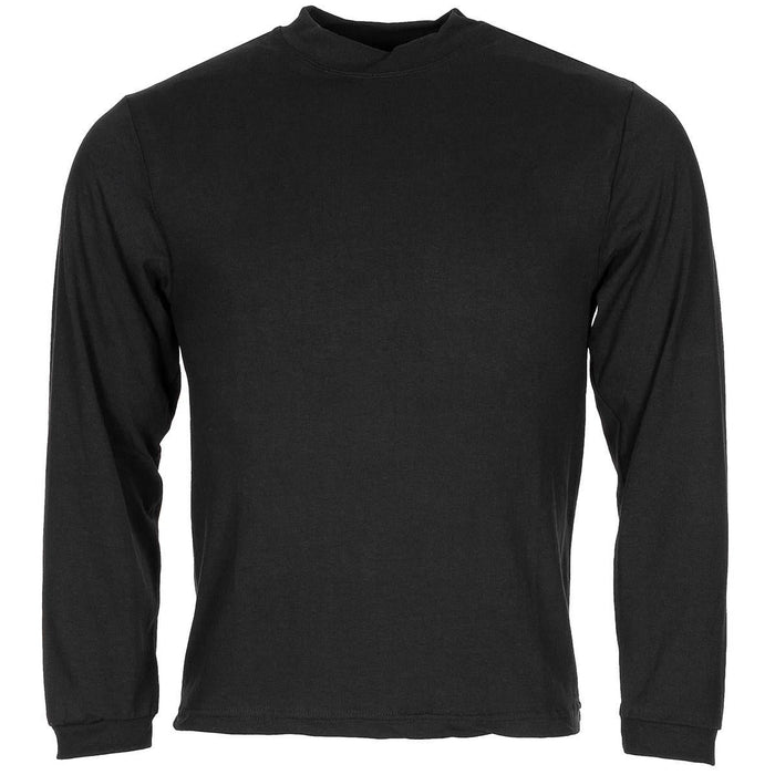 Original Turkish Military Undershirts Long Sleeve Thermal Base Layer Black - GoMilitar