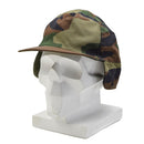 Original Turkish Military Winter Field Cap RipStop Outdoor Hat Woodland Camo - GoMilitar